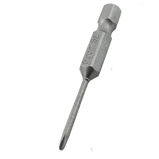 PH00 50mm x 2mm Electric Screwdriver Bit - 1/4 Hex- pack of 10