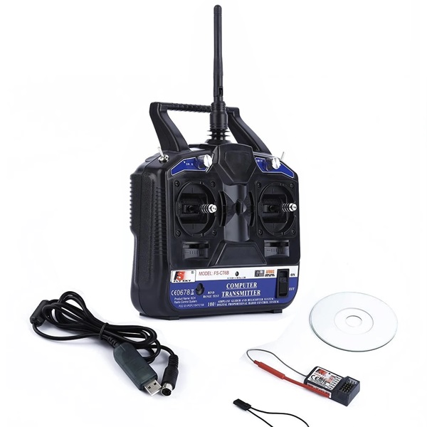 FS-CT6B 2.4G 6CH Radio Set System with RX FS-R6B receiver