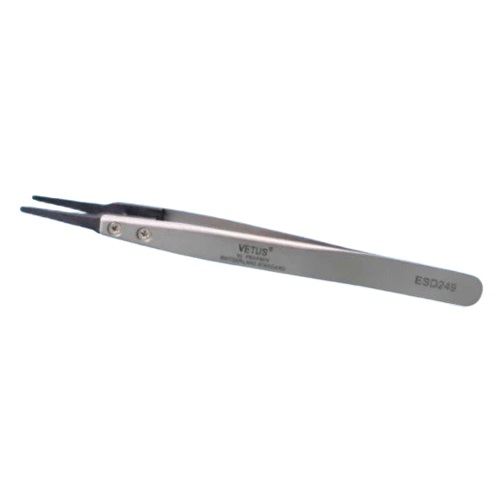 ESD-249 Exchange Tip Electro Static Discharge Safe Stainless Tweezers Rounded Tips