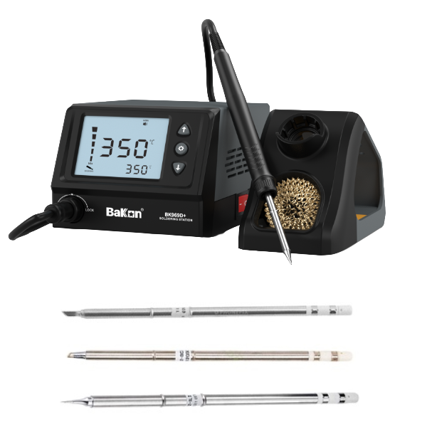 Bakon BK969D+ Soldering Station, 75W T12 with Sleep Feature -Value Kit