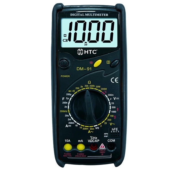 HTC Instruments DM-91 Terminal Inter Lock Digital Multimeter