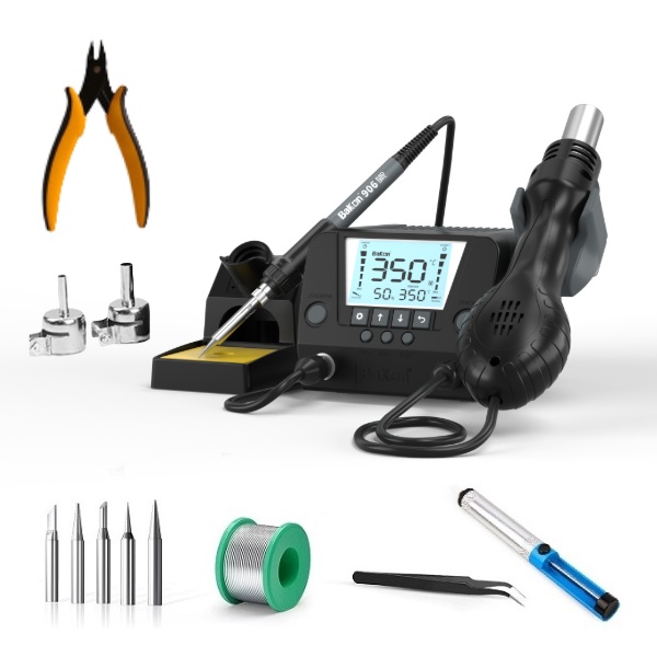 BK881 2 In 1 SMD ReWork Station Value Kit + MN-25C Flush Cutting Pliers