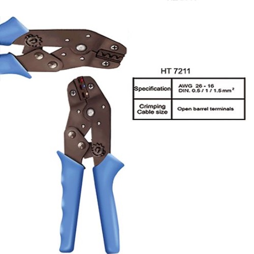 HT-7211 Open Barrel Type Terminals Crimping Tool