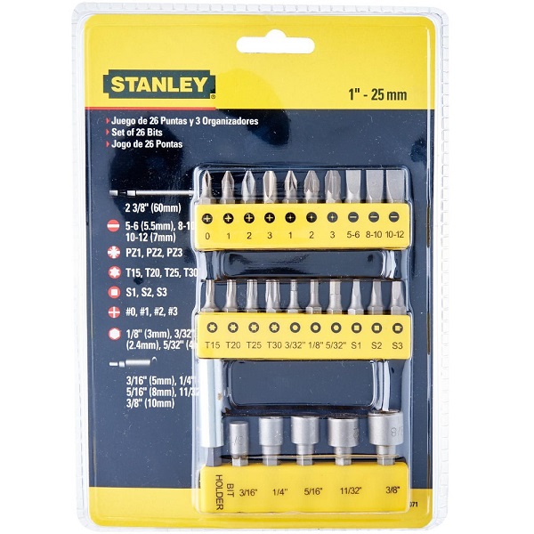 26 Piece Insert Bit Screwdriver Set 68-071-23